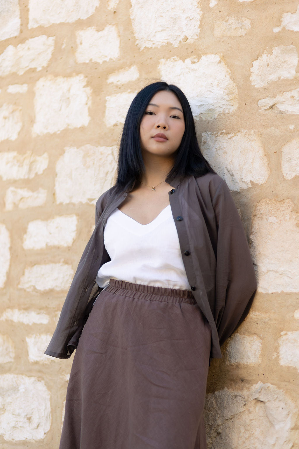 Cocoa Parisian Blouse