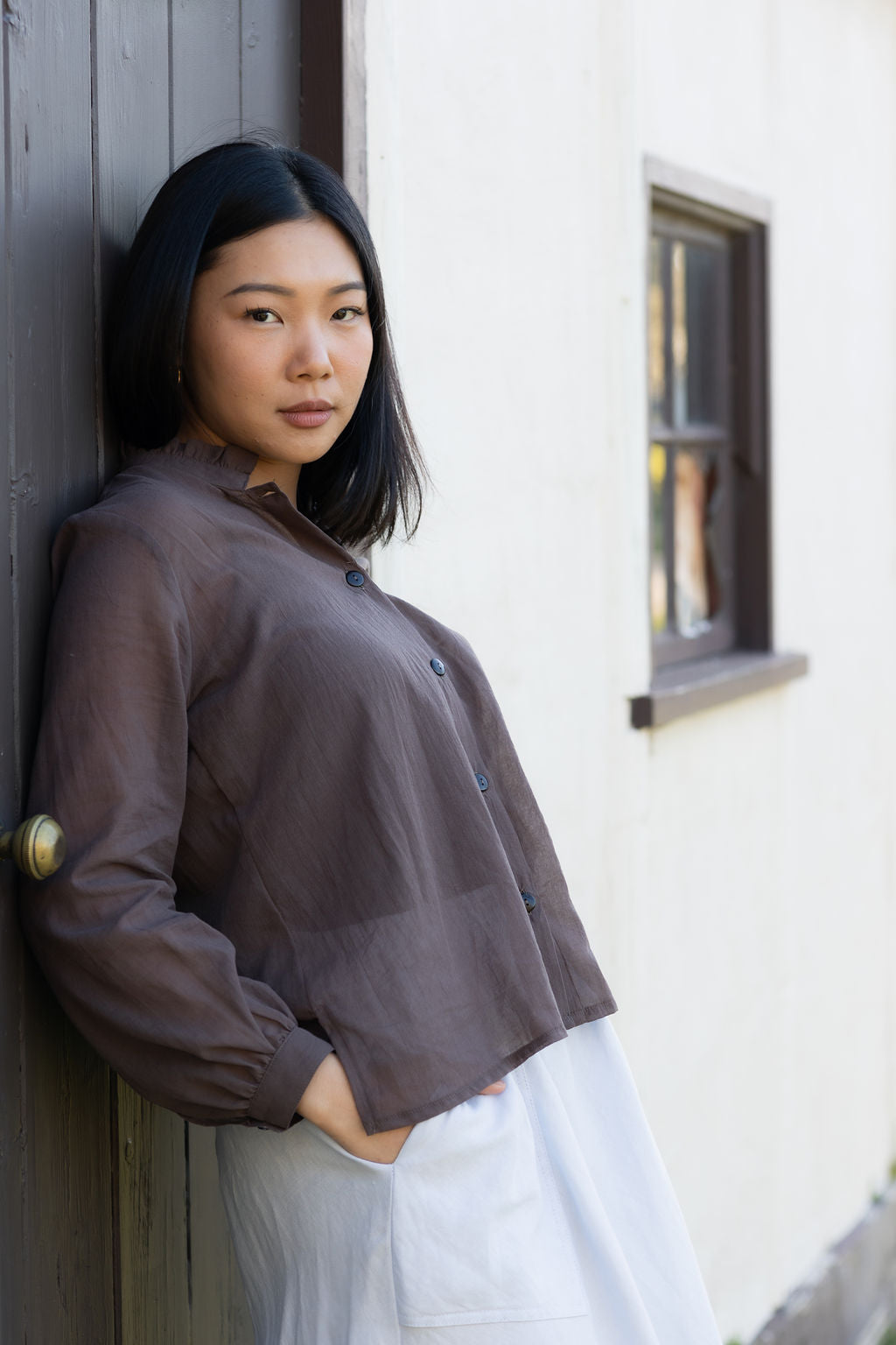 Cocoa Parisian Blouse
