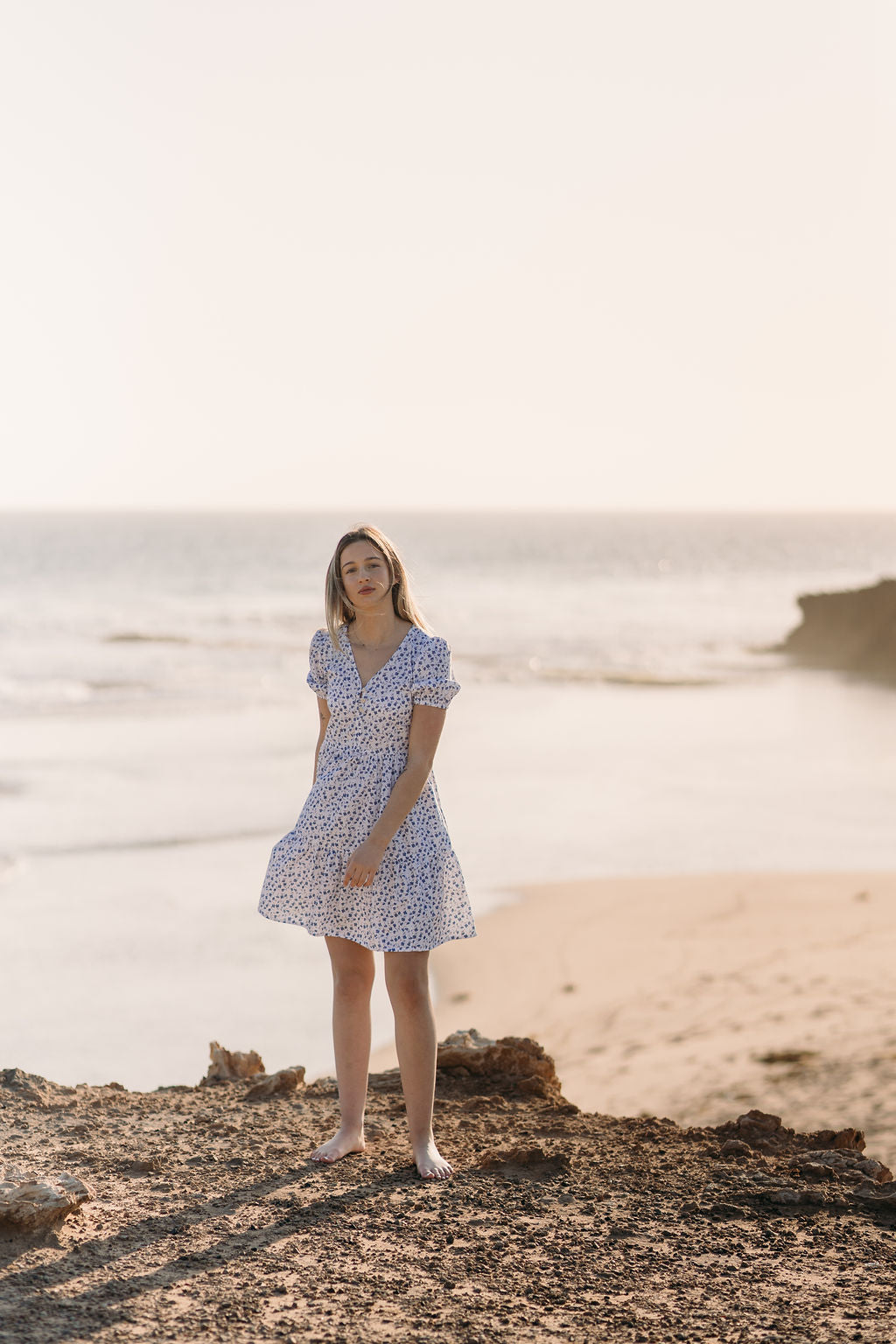 Gabriel Dress - Organic Cotton Floral