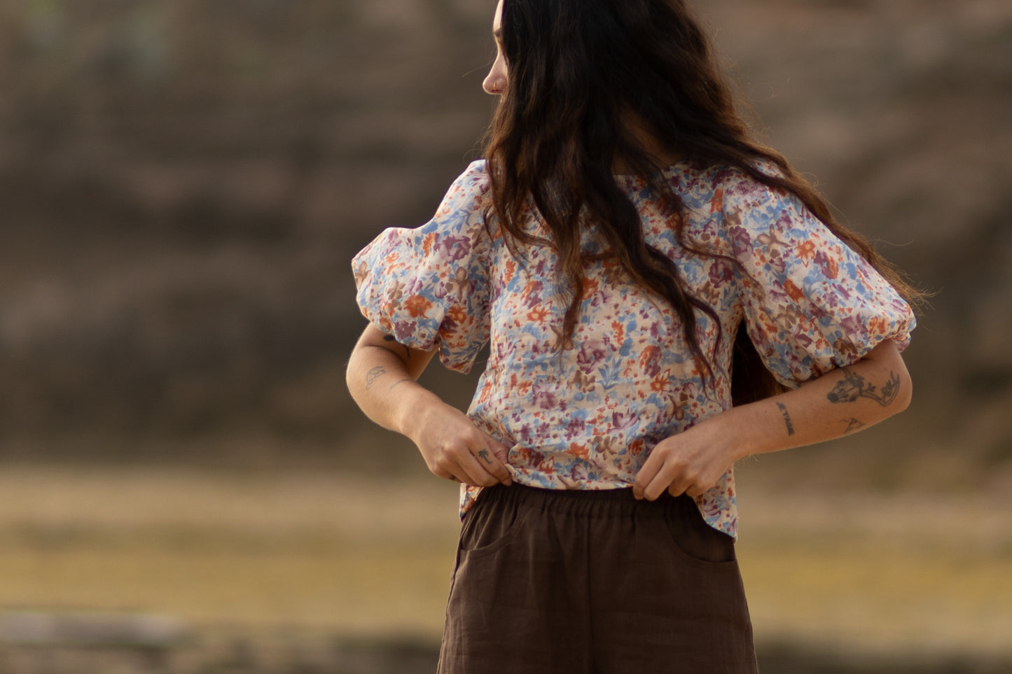 Garden Party - Floral Blouse