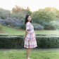 Roses Linen Dress Mini