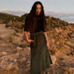 Corduroy Skirt - Eden Green